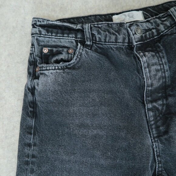 We The Free People Jeans Emmy Split Hem Bootcut High Rise Black Women's Size 28 - Picture 6 of 14